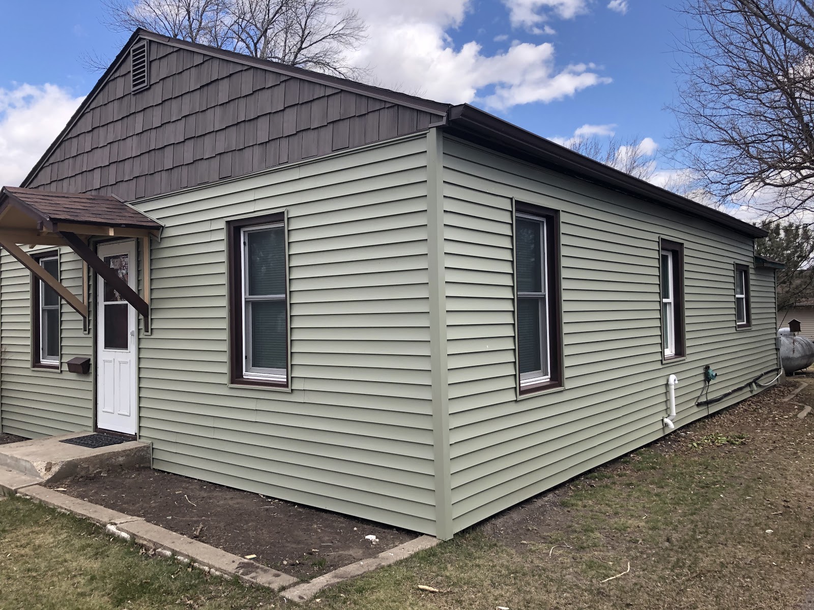 After photo of housing in South Dakota